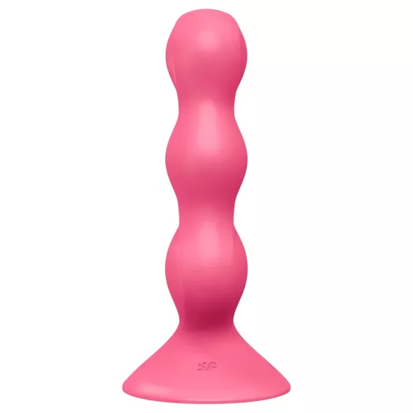 Satisfyer Triple Ball-R - anaal vibrator met kralen - siliconen - roze