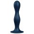 Satisfyer Double Ball-R - gewicht dildo - siliconen - blauw