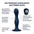 Satisfyer Double Ball-R - gewicht dildo - siliconen - blauw