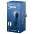 Satisfyer Double Ball-R - gewicht dildo - siliconen - blauw