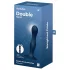 Satisfyer Double Ball-R - gewicht dildo - siliconen - blauw