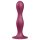 Satisfyer Double Ball-R - Zuignap gewicht dildo (rood)