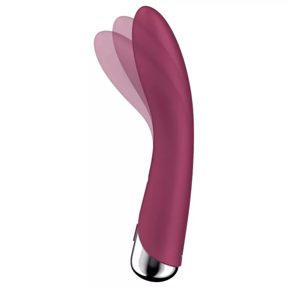 Satisfyer Spinning Vibe 1 - roterende G-spot vibrator met draaiende kop (rood)