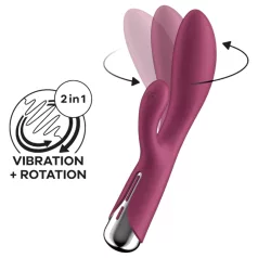   Satisfyer Spinning Rabbit 1 - rabbit vibrator met draaiende clitorisstimulator