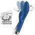 Satisfyer Spinning Rabbit 1 - draaiende clitoris vibrator (blauw)