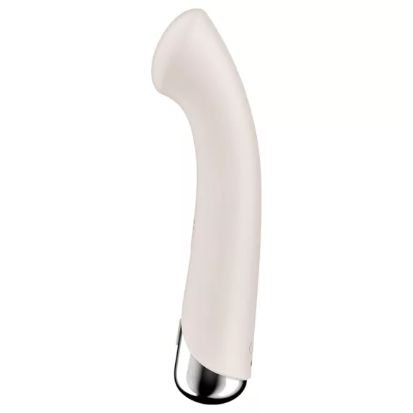 Satisfyer - G-spot vibrator met roterende kop - siliconen - beige