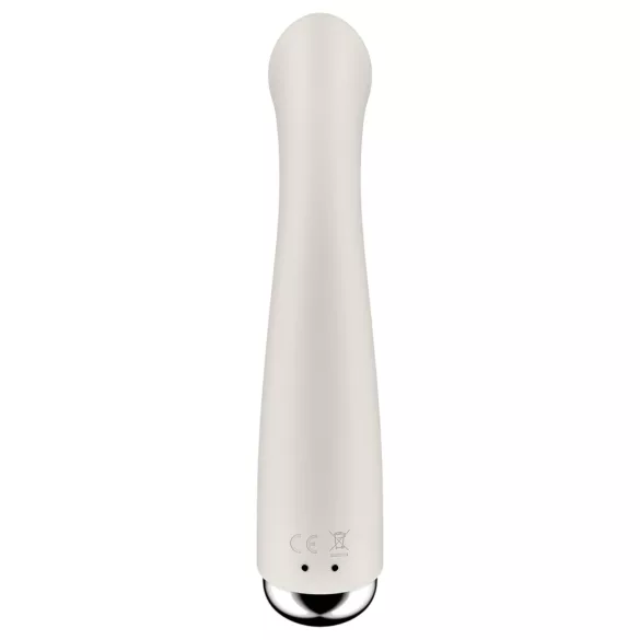 Satisfyer - G-spot vibrator met roterende kop - siliconen - beige