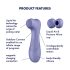 Satisfyer Pro 2 Gen3 - slimme luchtdruk clitorisstimulator (paars)