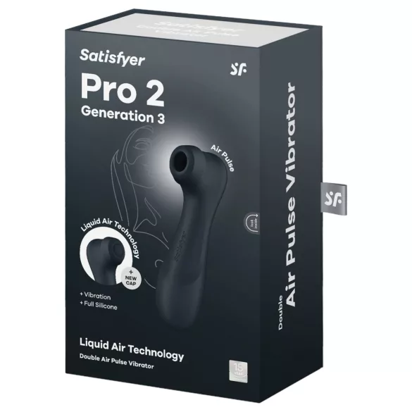 Satisfyer Pro2 Gen3 - luchtdruk clitoris stimulator - donkergrijs