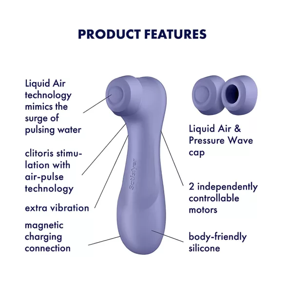 Satisfyer Pro 2 Gen3 - oplaadbare luchtdruk-clitorisstimulator (paars)