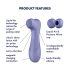Satisfyer Pro 2 Gen3 - Oplaadbare luchtdruk clitorisstimulator (paars)