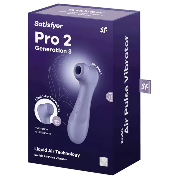Satisfyer Pro 2 Gen3 - oplaadbare luchtdruk-clitorisstimulator (paars)