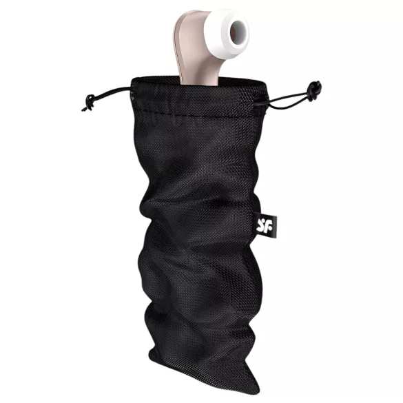 Satisfyer Treasure Bag L - discrete opberg tas - medium (zwart)