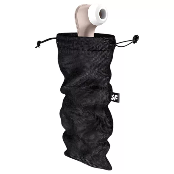 Satisfyer Treasure Bag L - discrete opberg tas - medium (zwart)