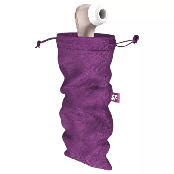 Satisfyer Treasure Bag L - discreet opbergtas - medium - paars