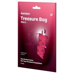 Satisfyer Treasure Bag L - discrete opbergzak - groot (roze)