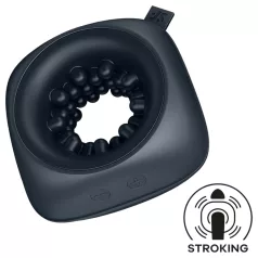   Satisfyer Ring Stroker - oplaadbare, vibrerende masturbator (zwart)