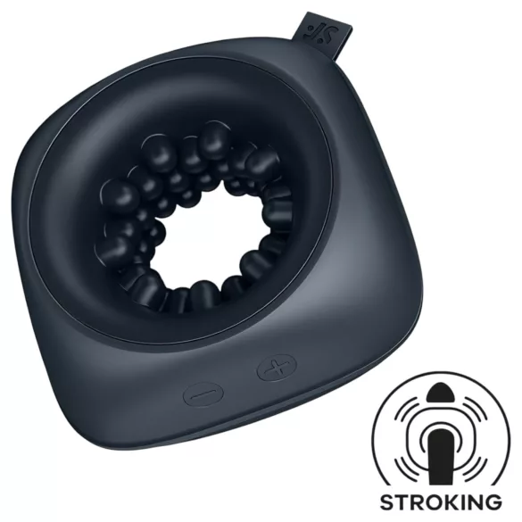 Satisfyer Ring Stroker - oplaadbare, vibrerende masturbator (zwart)