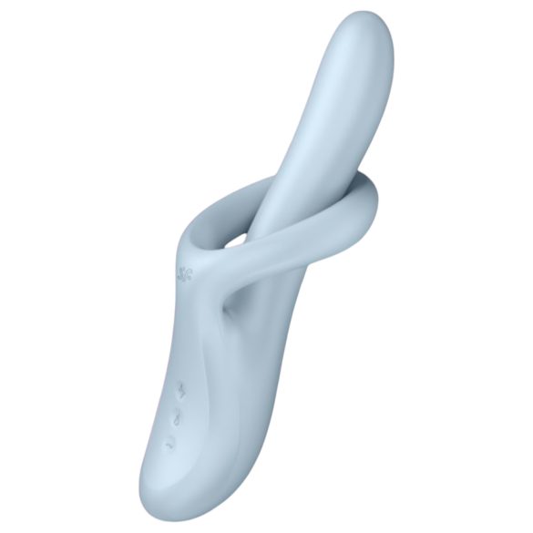Satisfyer Heat Flex 4 - verwarmde clitoris vibrator met arm (zilver)