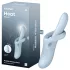 Satisfyer Heat Flex 4 - verwarmende vibrator met clitorisstimulator (blauw)