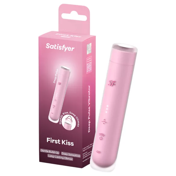 Satisfyer First Kiss - luchtdruk clitorisstimulator (roze)