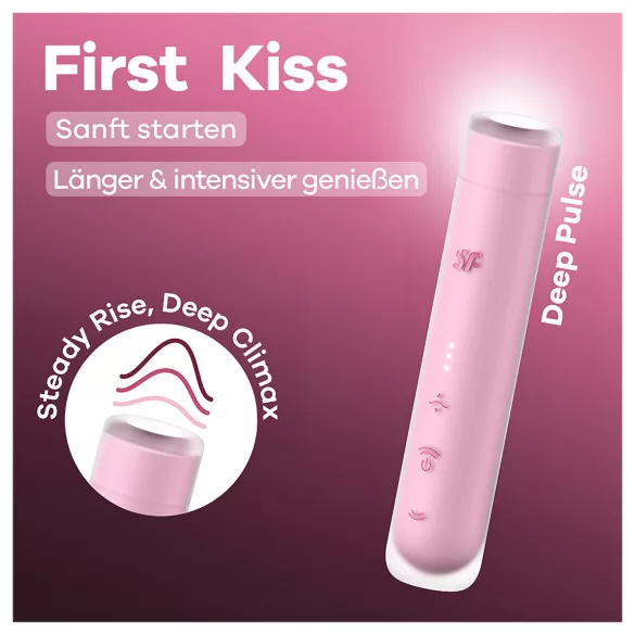 Satisfyer First Kiss - luchtdruk clitorisstimulator (roze)