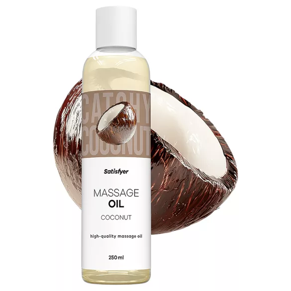 Satisfyer - massageolie - kokosgeur - 250ml