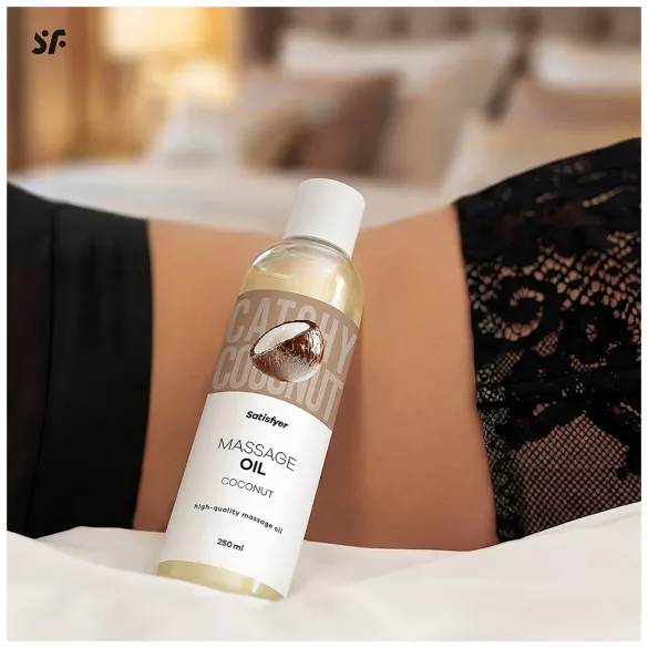 Satisfyer - massageolie - kokosgeur - 250ml