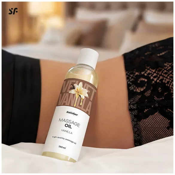 Satisfyer - massageolie - vanille geur - 250ml