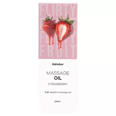 Satisfyer - massageolie met aardbeiensmaak - 250ml