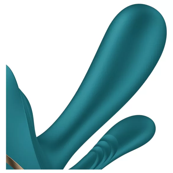 Satisfyer Top Secret+ - draagbare tril vibrator met 3 armen - groen
