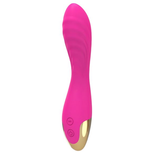 Mrow - oplaadbare, waterdichte G-punt vibrator (roze)