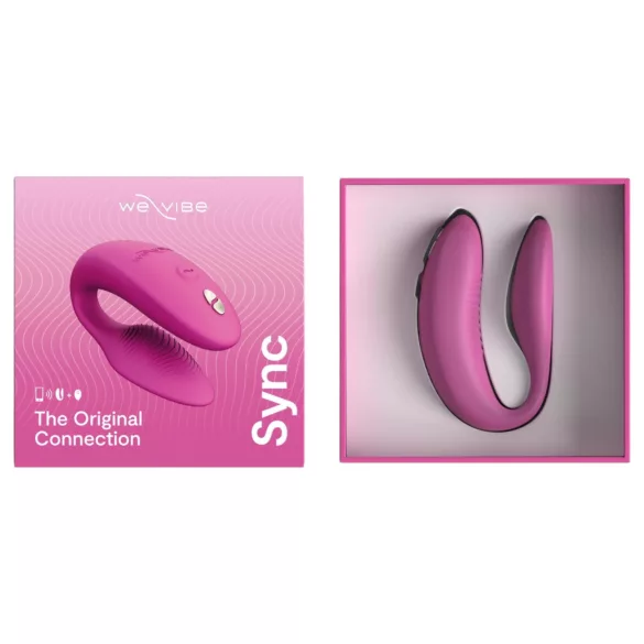 We-Vibe Sync - App- en afstandsbedienbare koppelkoppelvibrator (roze)