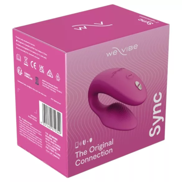 We-Vibe Sync - App- en afstandsbedienbare koppelkoppelvibrator (roze)