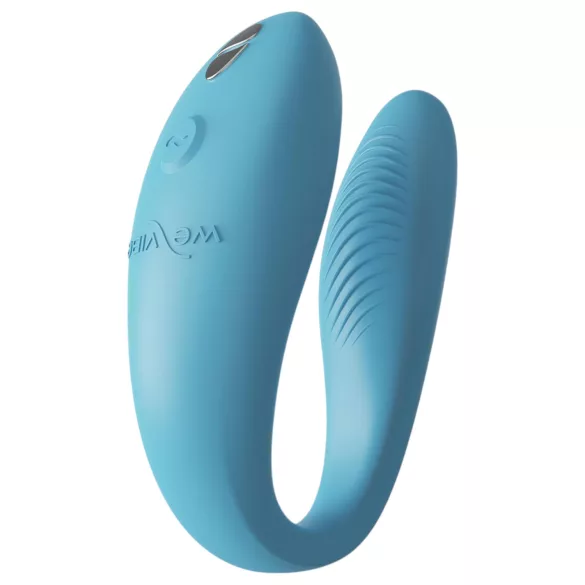 We-Vibe Sync Go - App-gestuurde koppelsvibrator (turkoois)
