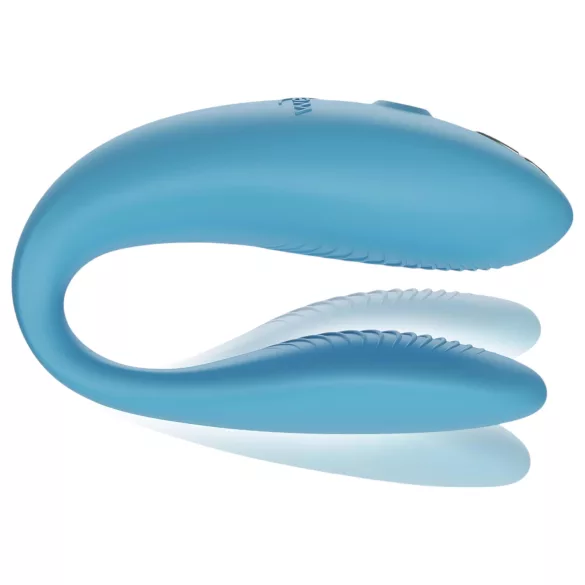 We-Vibe Sync Go - App-gestuurde koppelsvibrator (turkoois)