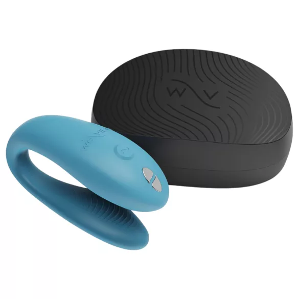 We-Vibe Sync Go - App-gestuurde koppelsvibrator (turkoois)