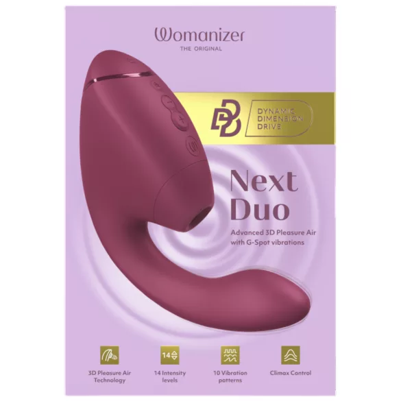 Womanizer Next Duo - 2-in-1 G-spot vibrator (roze)