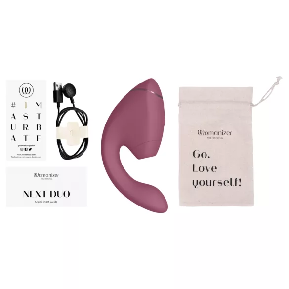 Womanizer Next Duo - 2-in-1 G-spot vibrator (roze)