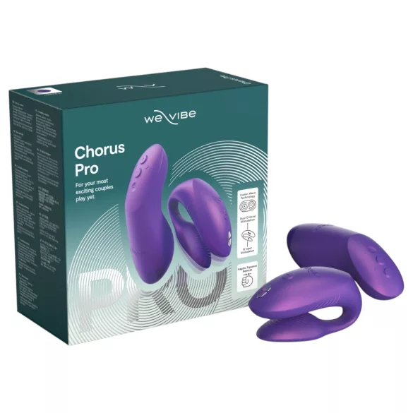 We-Vibe Chorus Pro - App- en afstandsbedienbare koppelk vibrator (paars)
