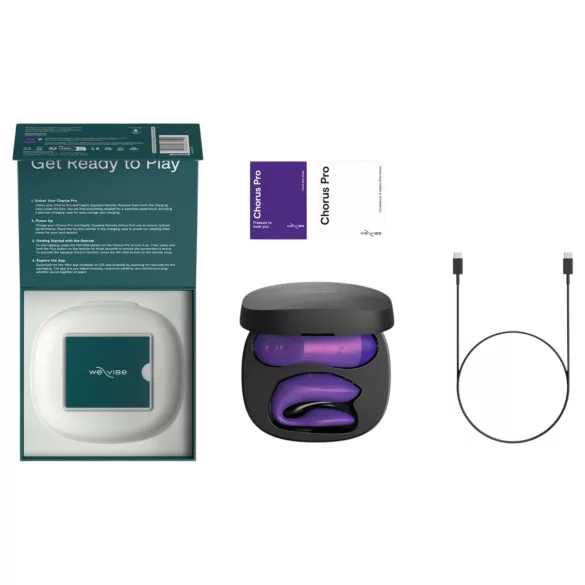 We-Vibe Chorus Pro - App- en afstandsbedienbare koppelk vibrator (paars)