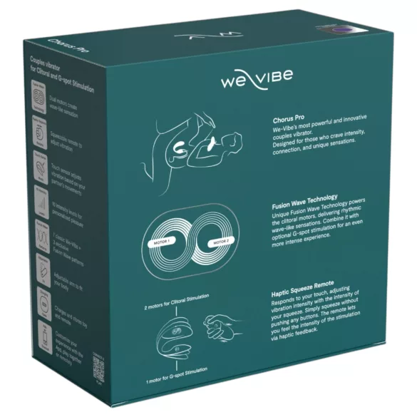 We-Vibe Chorus Pro - App- en afstandsbedienbare koppelk vibrator (paars)