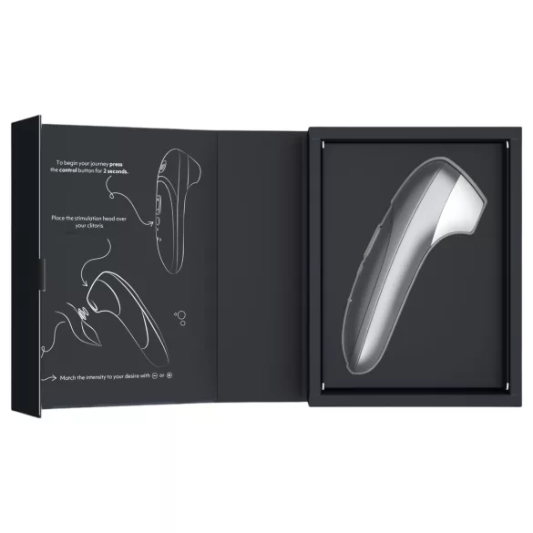 Womanizer Pro - luchtdruk clitorisstimulator (grijs)