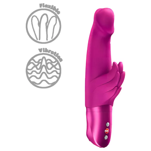 Fun Factory Wicked Angel - vibrator met klitorisstimulator (roze)