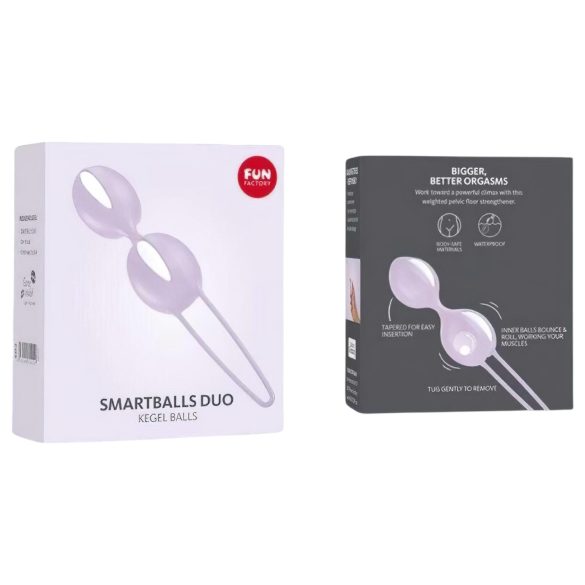 Fun Factory Smartballs Duo – kegelbal met binnenbal (paars)