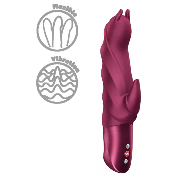 Fun Factory Darling Devil - vibrator met clitorisstimulator (rood)