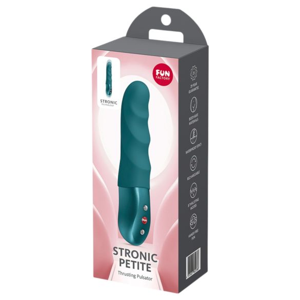 Fun Factory Stronic Petite - geribbelde vibrator (groen)