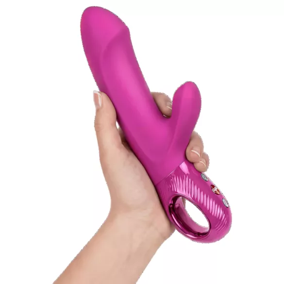 Fun Factory Bi Stronic Embrace - stotende vibrator met clitorisstimulator (roze)