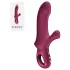 Fun Factory Bi Stronic Curve - stotende vibrator met clitorisstimulator (rood)
