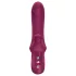 Fun Factory Bi Stronic Curve - stotende vibrator met clitorisstimulator (rood)
